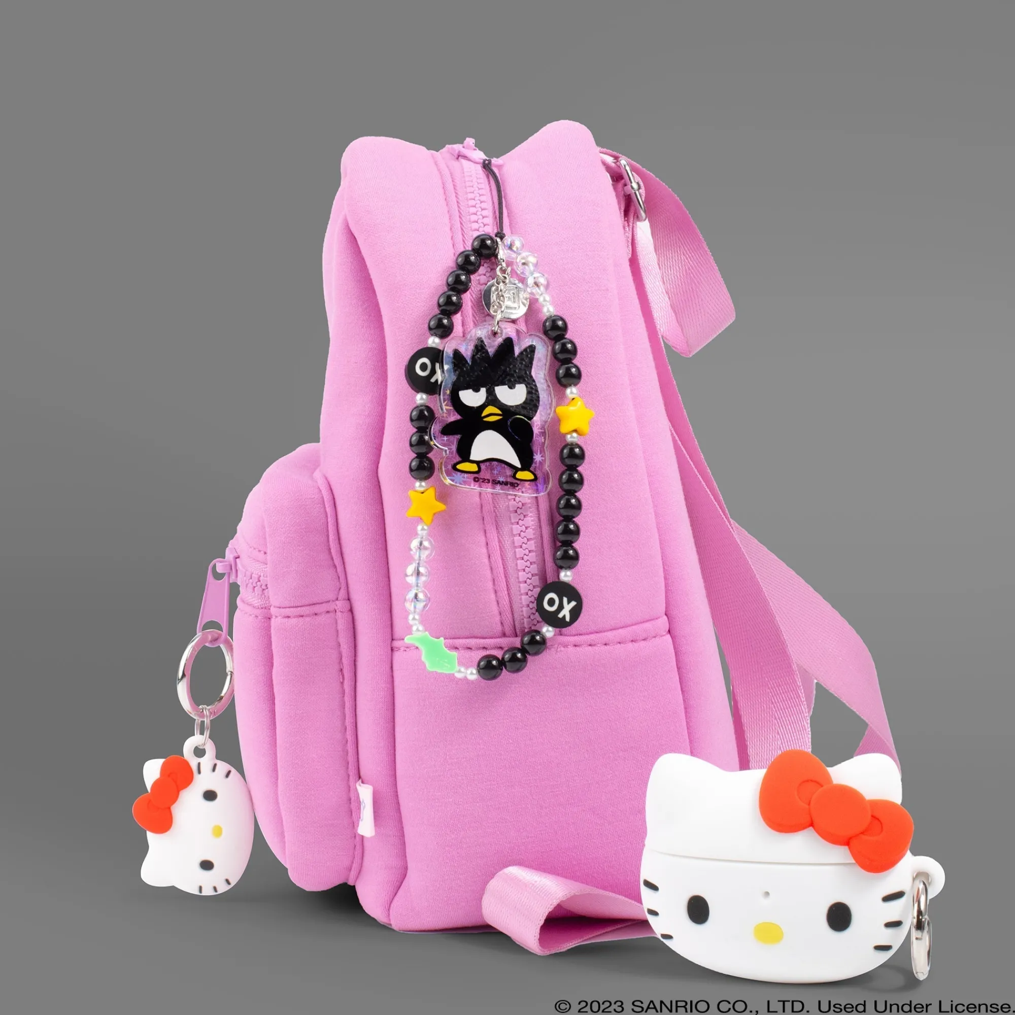 Hamee.com - Hamee US Badtz-maru Beaded Charm Mobile Phone Wrist Strap