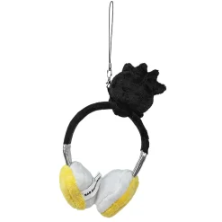Global Original Badtz-maru Plush Headphones Bag Charm