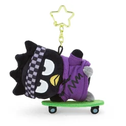 Japan Original Badtz-maru Plush Mascot Keychain (Sk8r Squad Series)