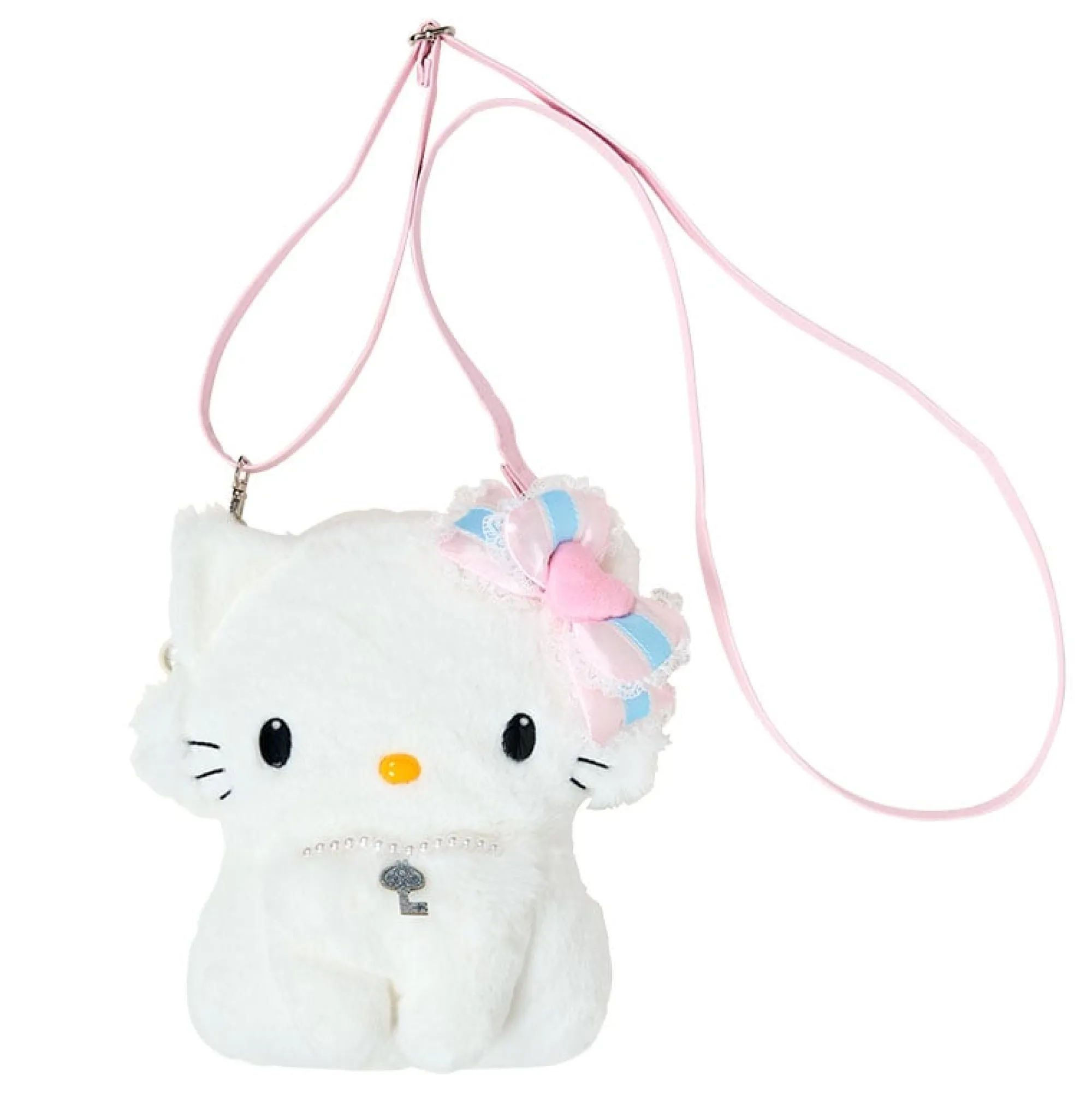Japan Original Charmmy Kitty Plush Mini Crossbody Bag (Heisei Fluffy Heart Series)