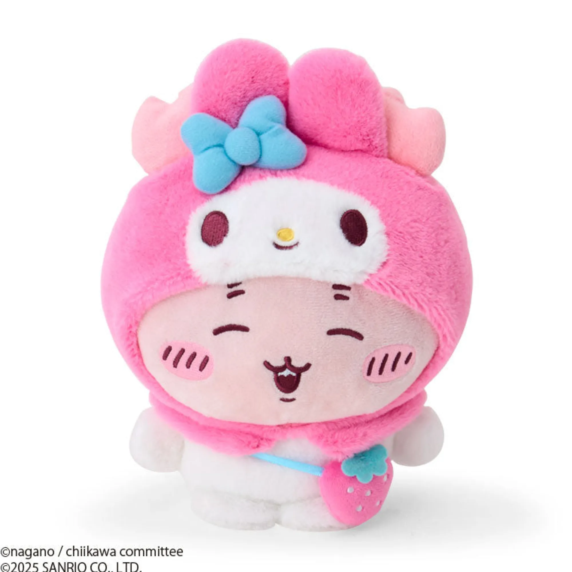 Japan Original Chiikawa x Sanrio Characters My Melody 7" Plush (Furuhonya)