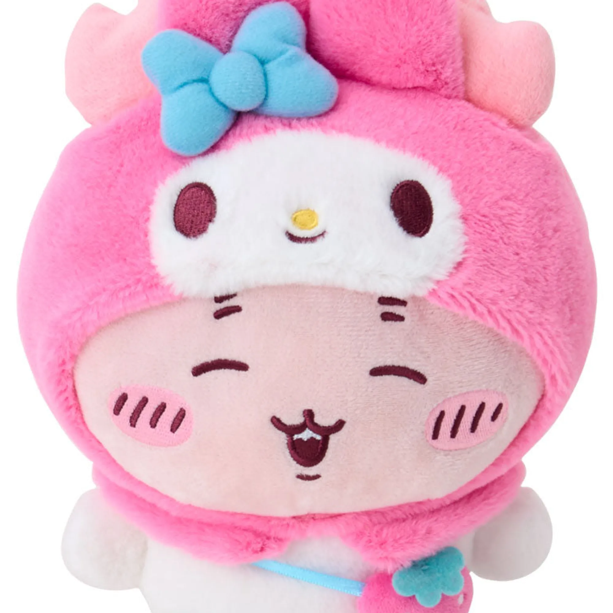 Japan Original Chiikawa x Sanrio Characters My Melody 7" Plush (Furuhonya)