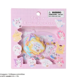 Japan Original Chiikawa x Sanrio Characters 32-pc Mini Sticker Pack