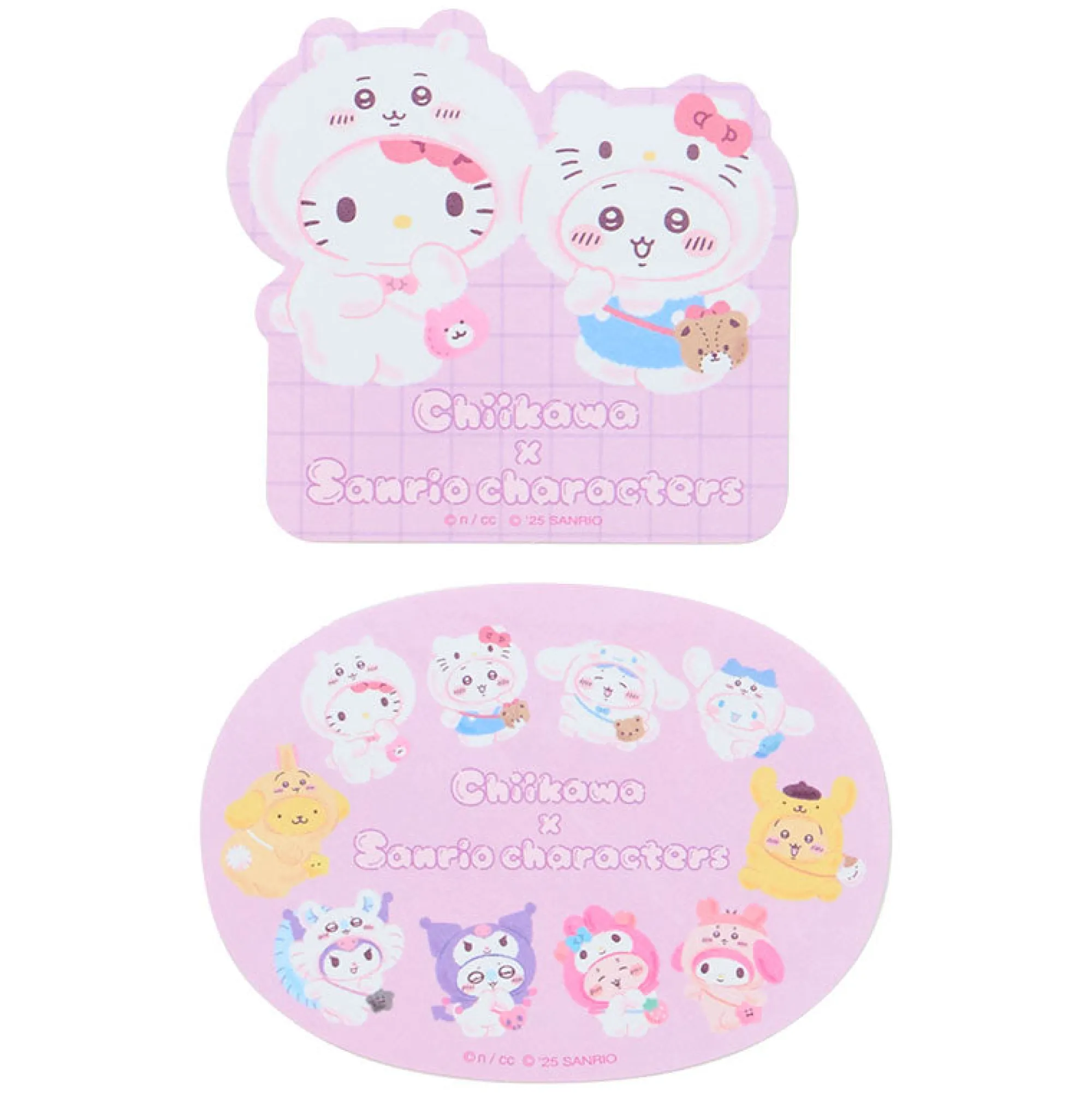 Japan Original Chiikawa x Sanrio Characters 32-pc Mini Sticker Pack