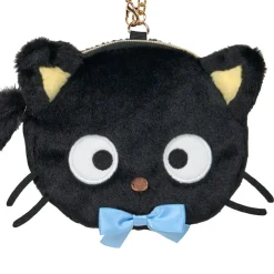 Japan Original Chococat Plush Mini Face Pouch (Sanrio Cat Club Series)