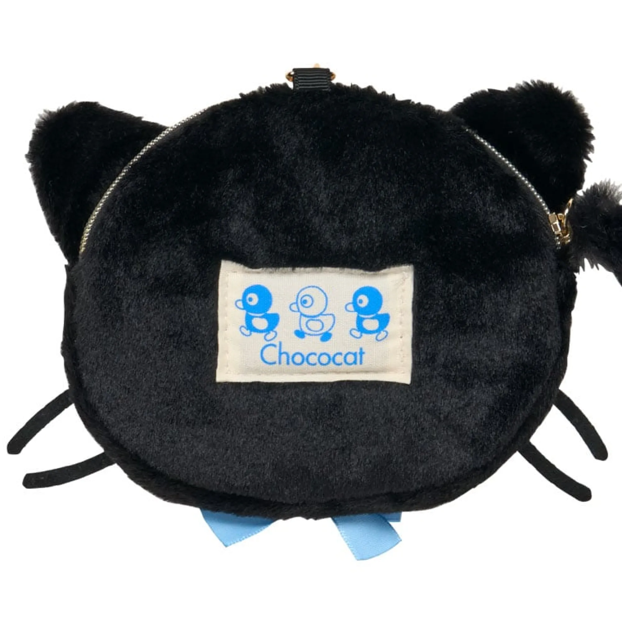 Japan Original Chococat Plush Mini Face Pouch (Sanrio Cat Club Series)