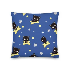 Printful Chococat Starry Night 18" Square Pillow