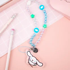 HAMEE Cinnamoroll Beaded Charm Mobile Phone Wrist Strap