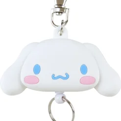 Japan Original Cinnamoroll Bestie Face Badge Reel