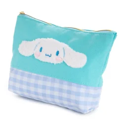 NAKAJIMA CORPORATION Cinnamoroll Chenille Gingham Zipper Pouch