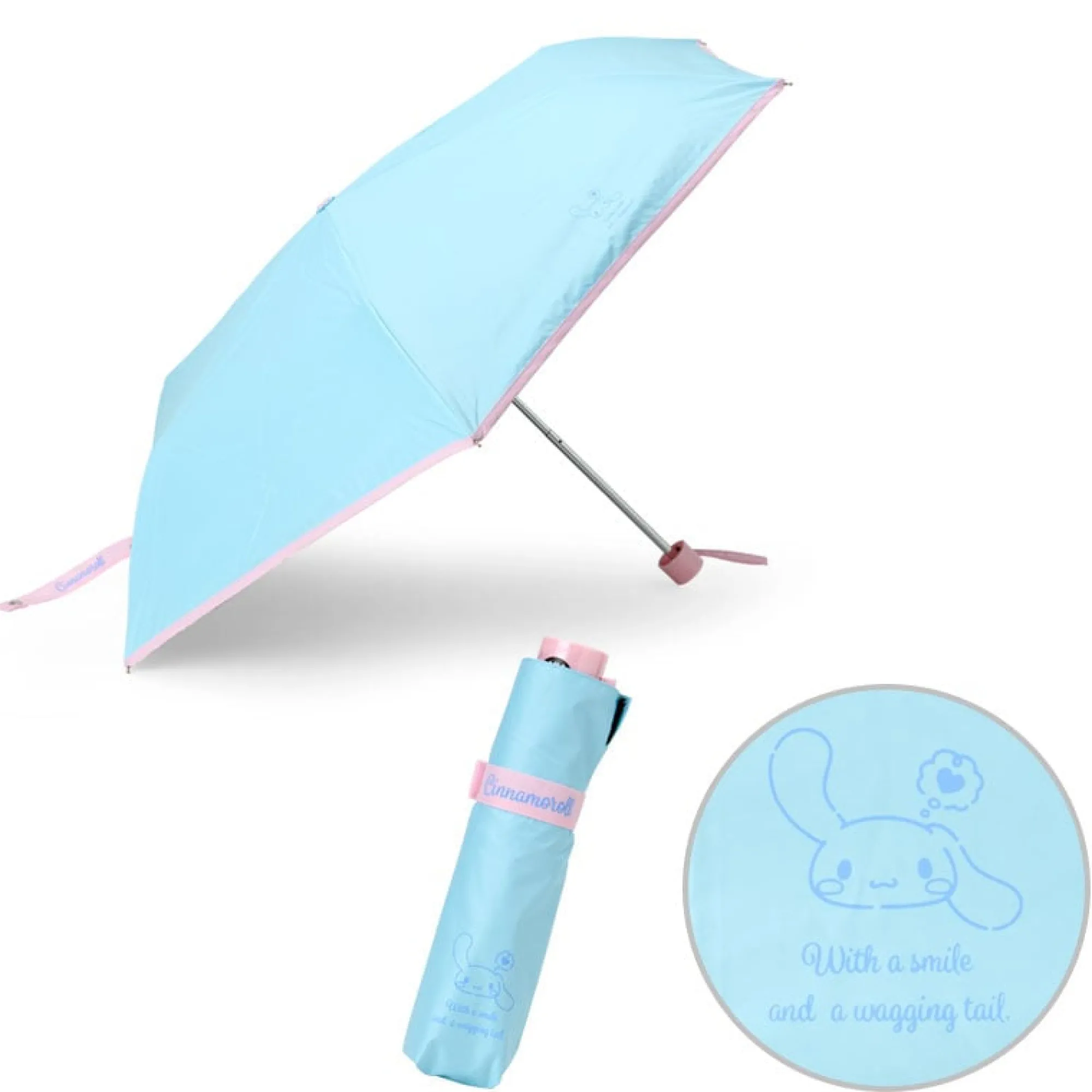 Japan Original Cinnamoroll Classic Compact Travel Umbrella