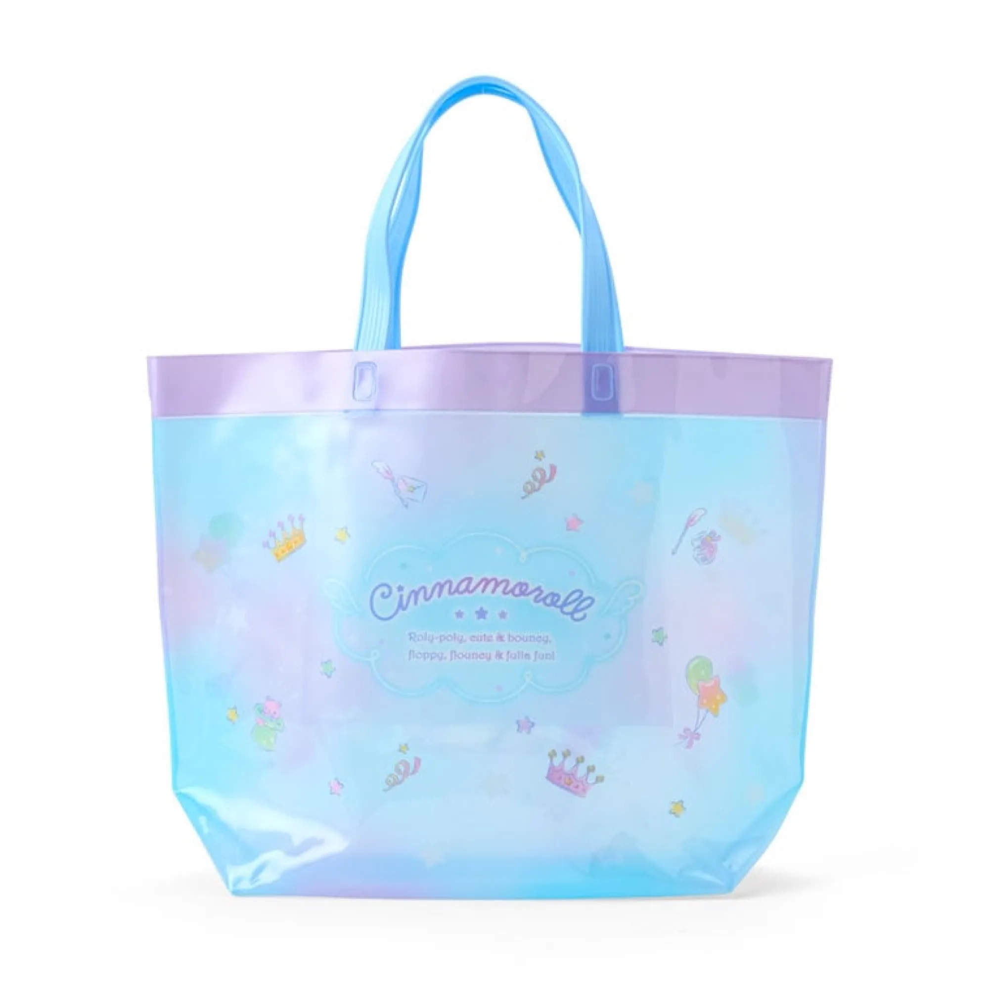 Japan Original Cinnamoroll Clear Vinyl Tote Bag