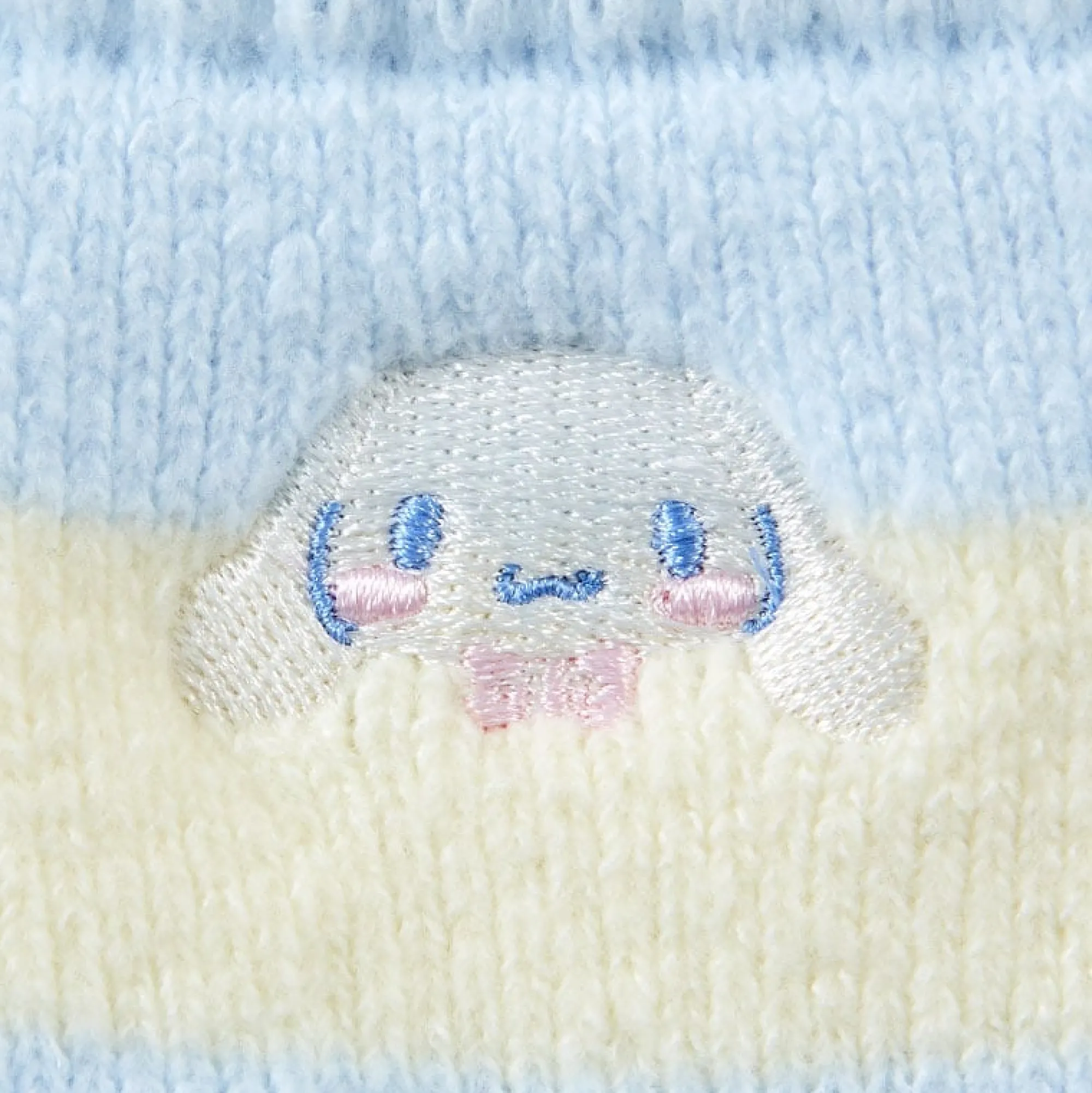 Japan Original Cinnamoroll Cozy Cuff Striped Lounge Socks