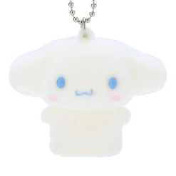 Japan Original Cinnamoroll Flocked Keychain Mascot