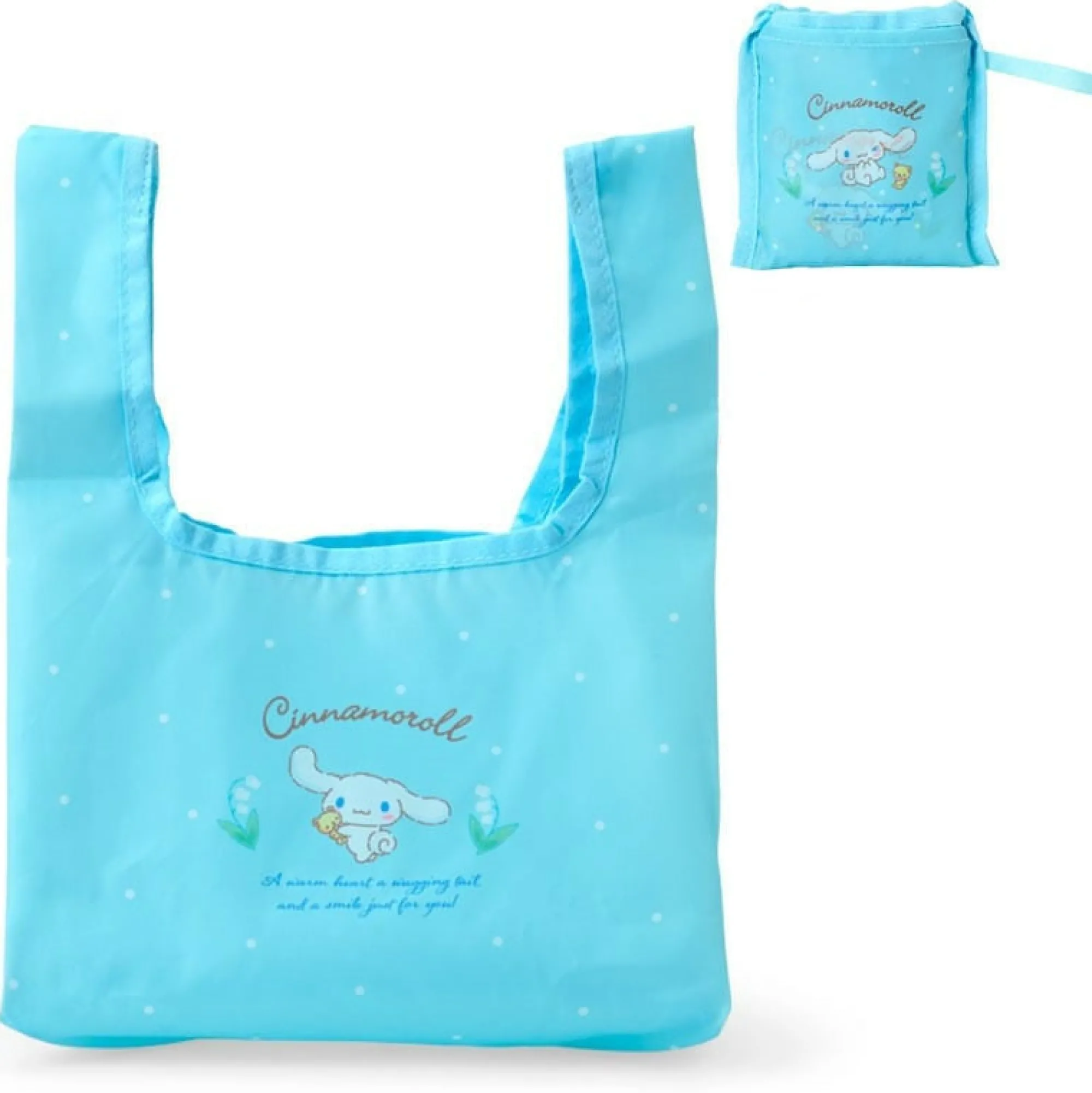 Japan Original Cinnamoroll Foldable Lunch Tote