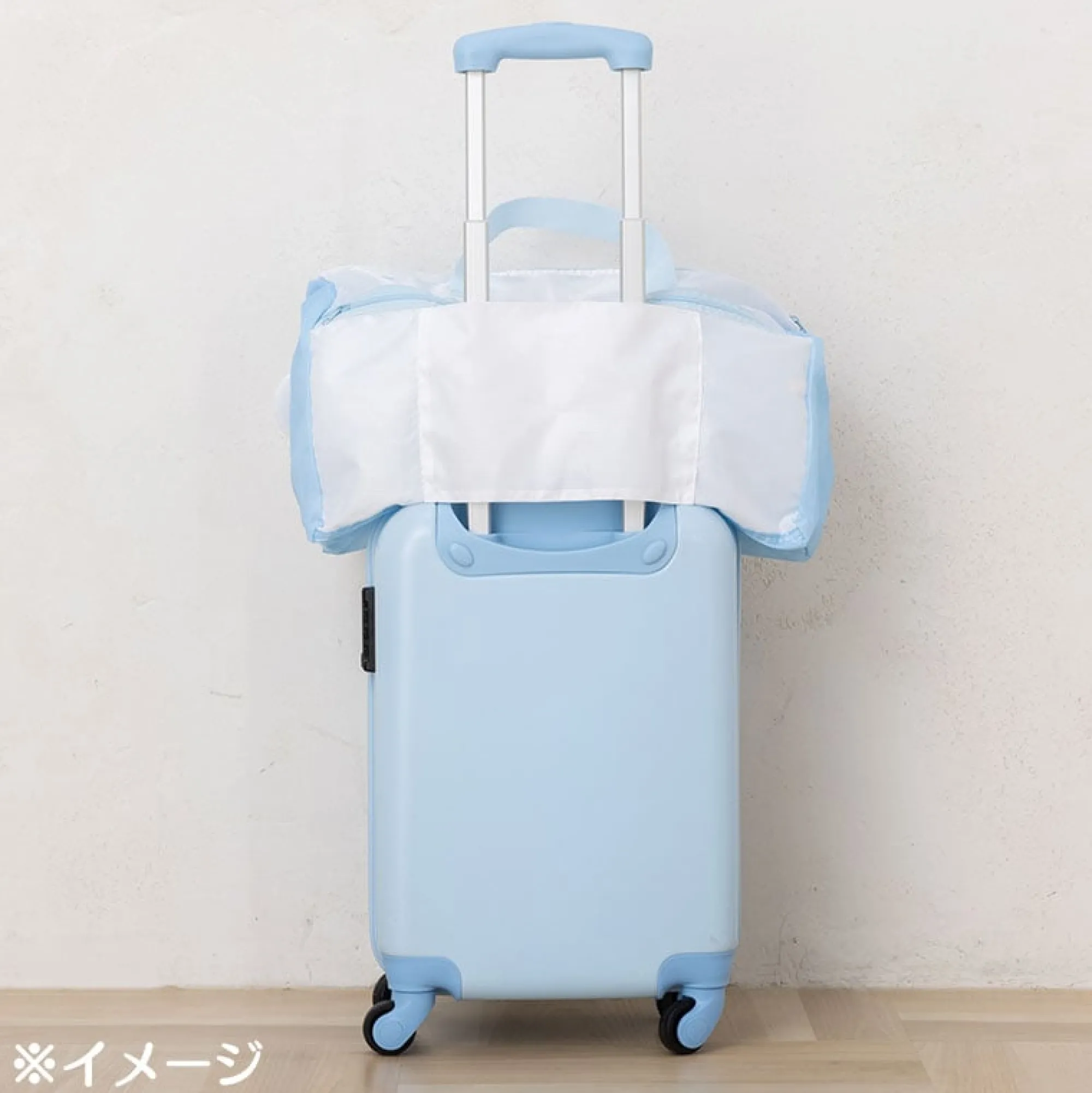 Japan Original Cinnamoroll Foldable Mascot Weekender Bag