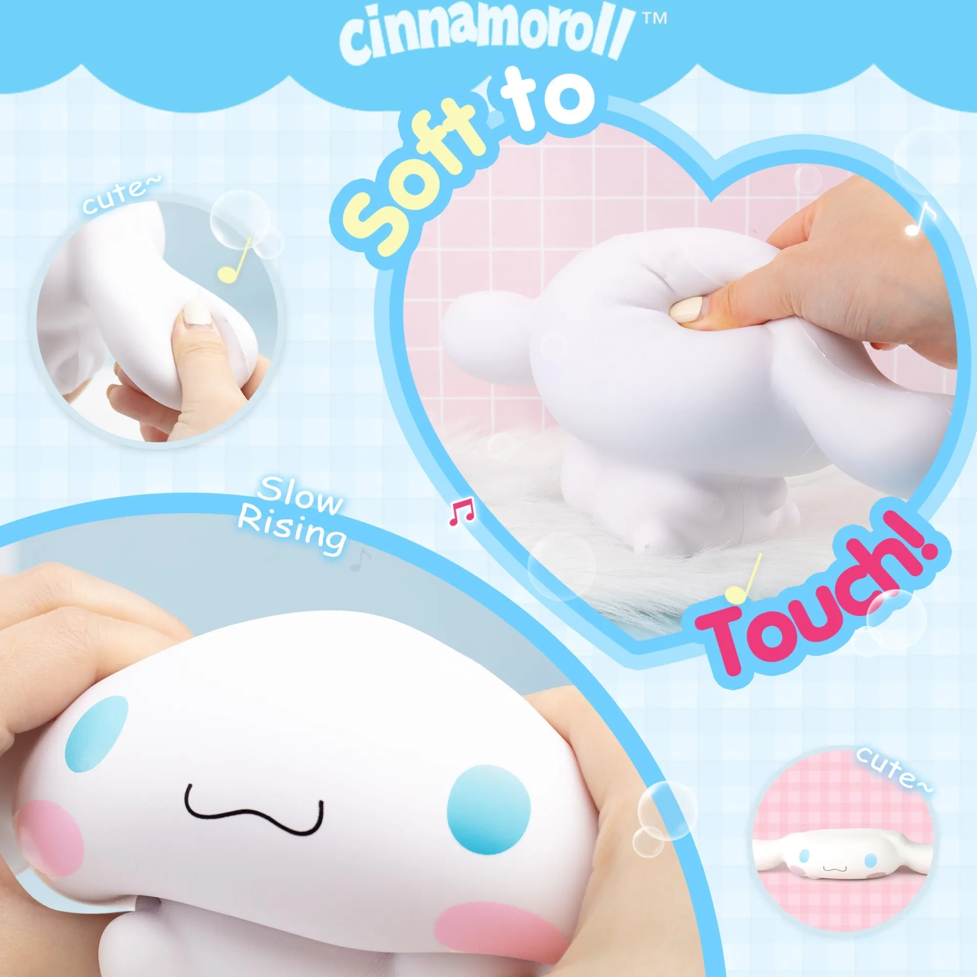 Hamee.com - Hamee US Cinnamoroll Jumbo Squishy Toy