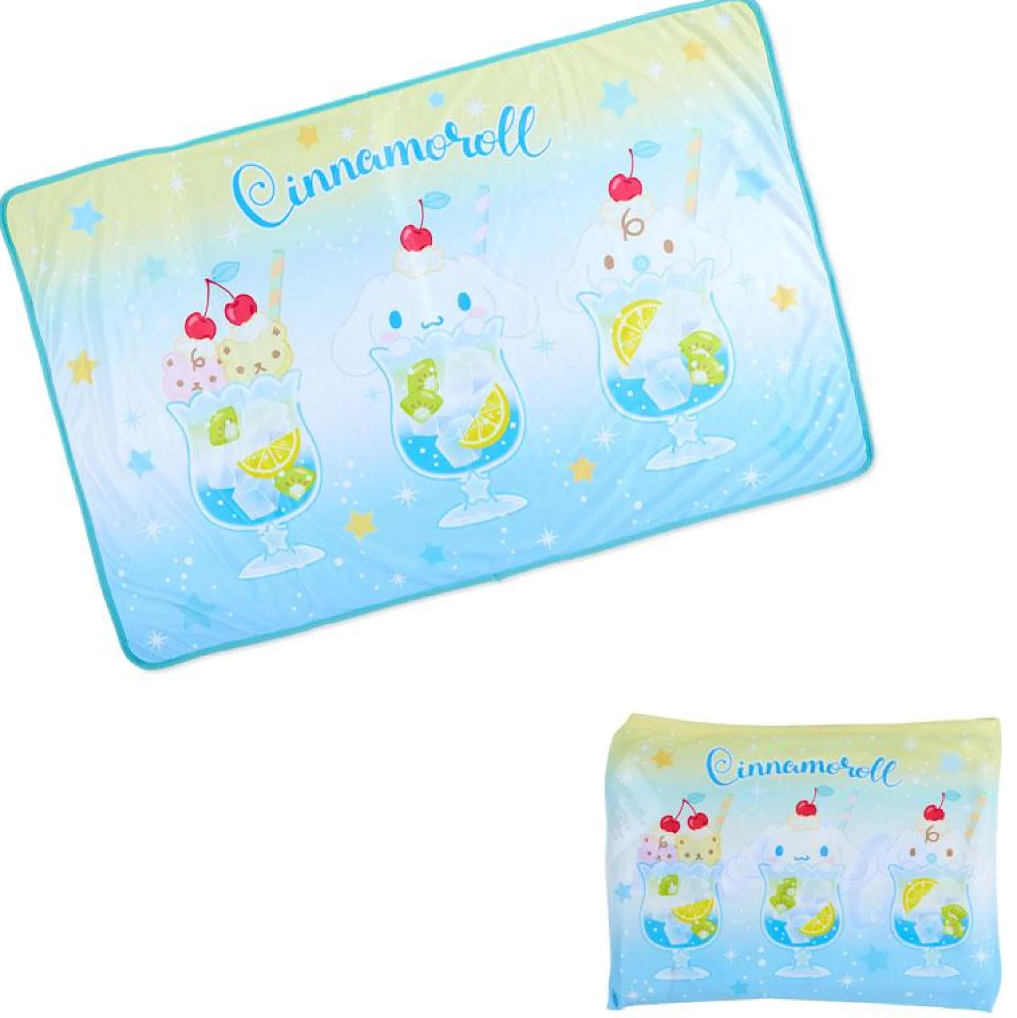 Japan Original Cinnamoroll Lap Blanket (Soda Float Series)