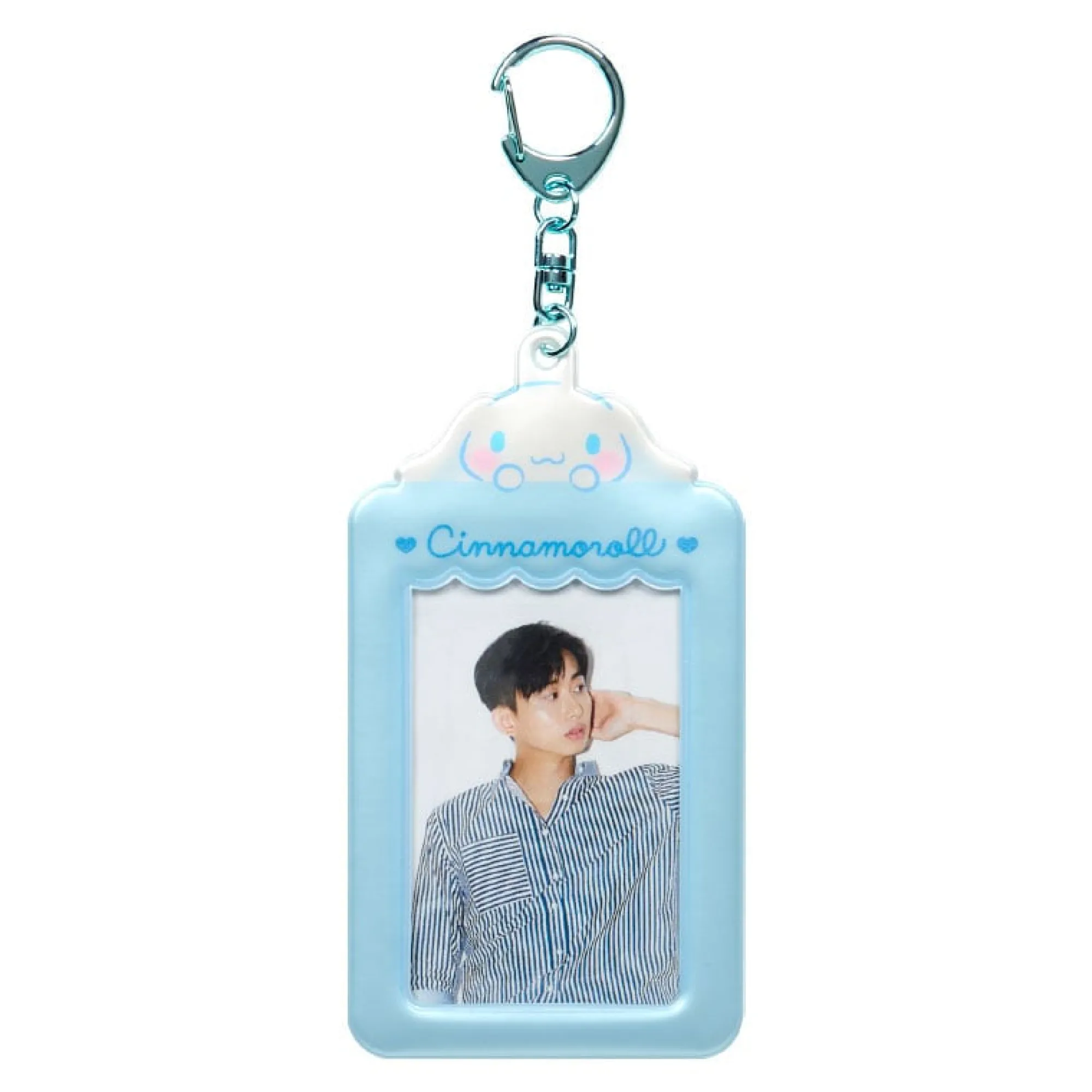 Japan Original Cinnamoroll Mascot Photo Holder Charm