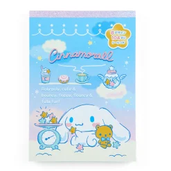 Japan Original Cinnamoroll Memo Pad & Sticker Set