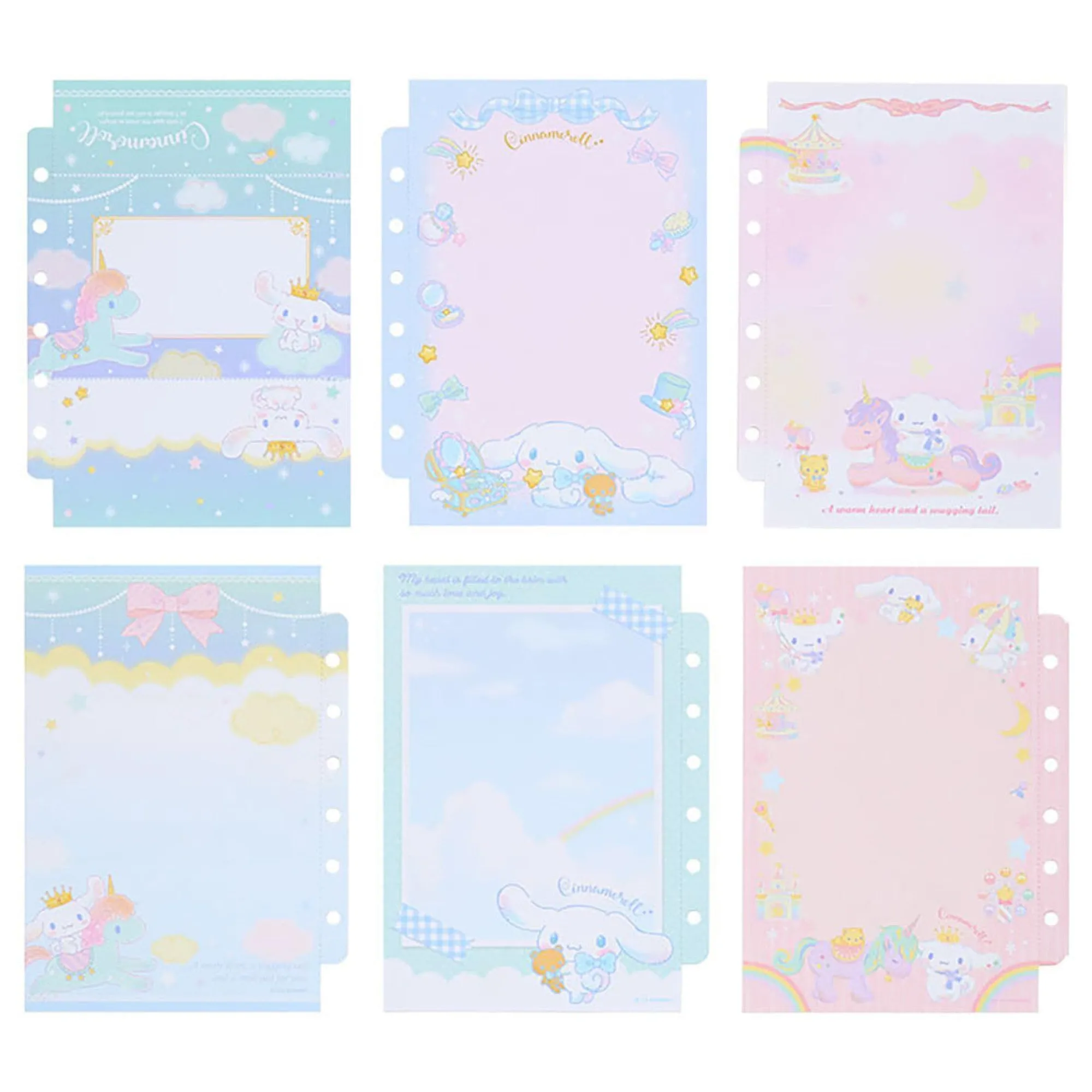 Japan Original Cinnamoroll Mini Sticker Collect Book