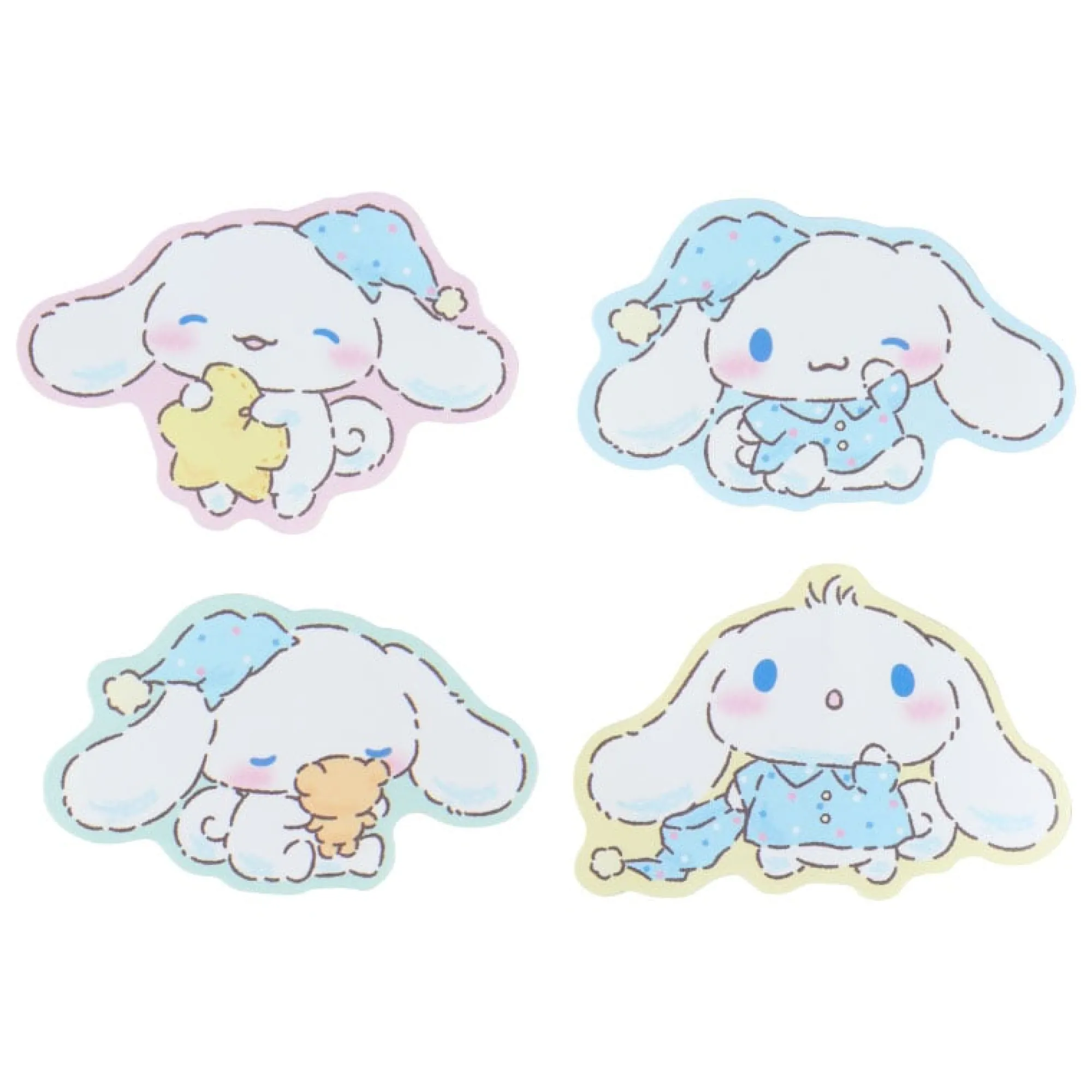 Japan Original Cinnamoroll 20-pc Mini Sticker Pack (Time for Bed Series)