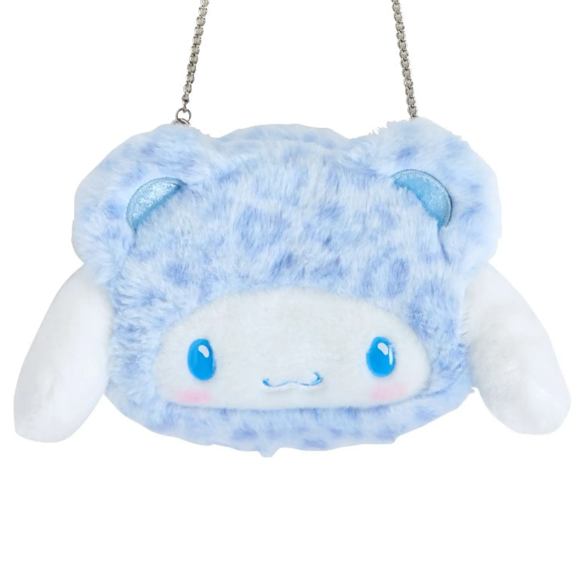 Japan Original Cinnamoroll Plush Crossbody Bag (Leopard Pals Series)
