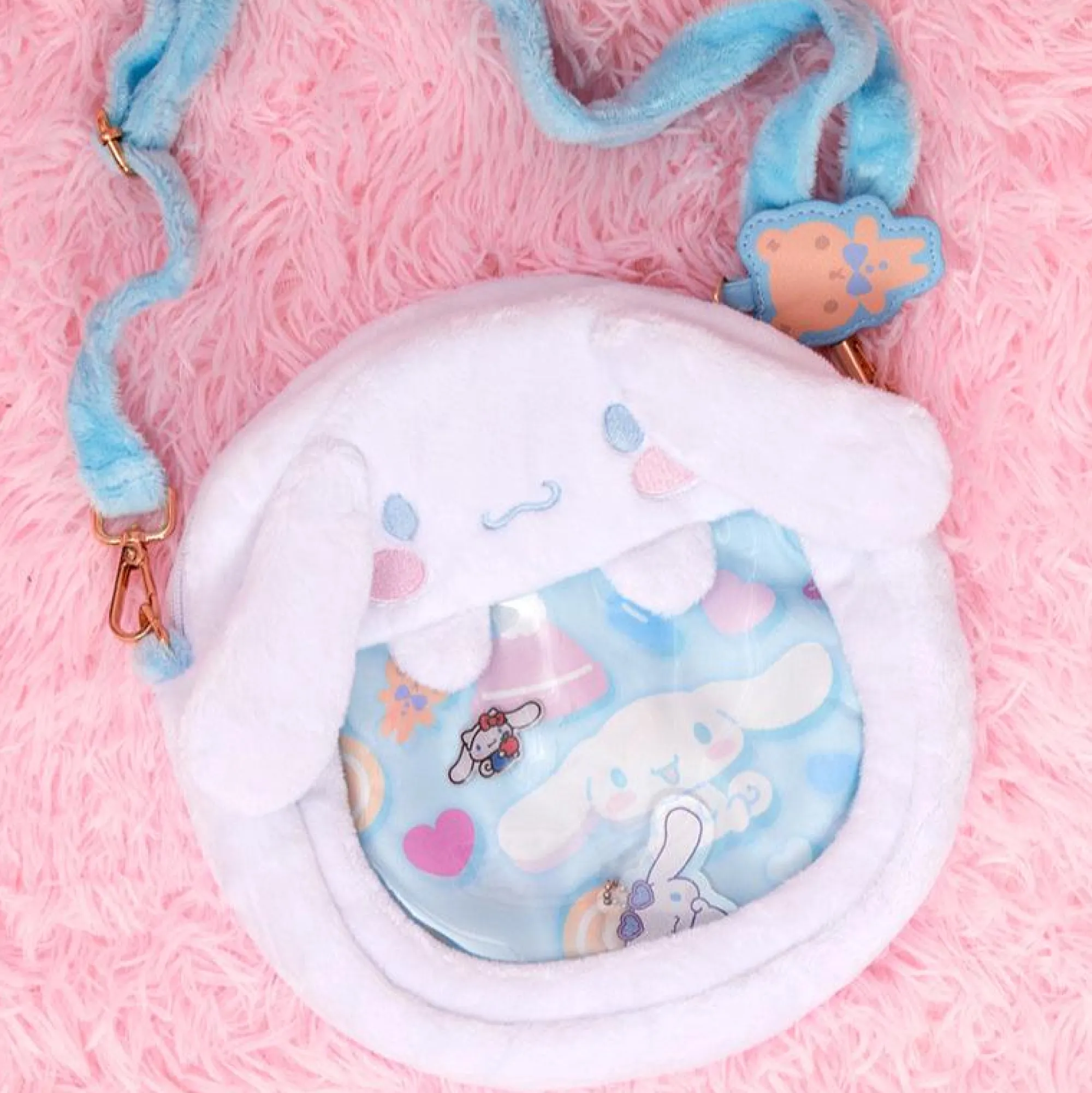 Global Original Cinnamoroll Plush Crossbody Ita-Bag