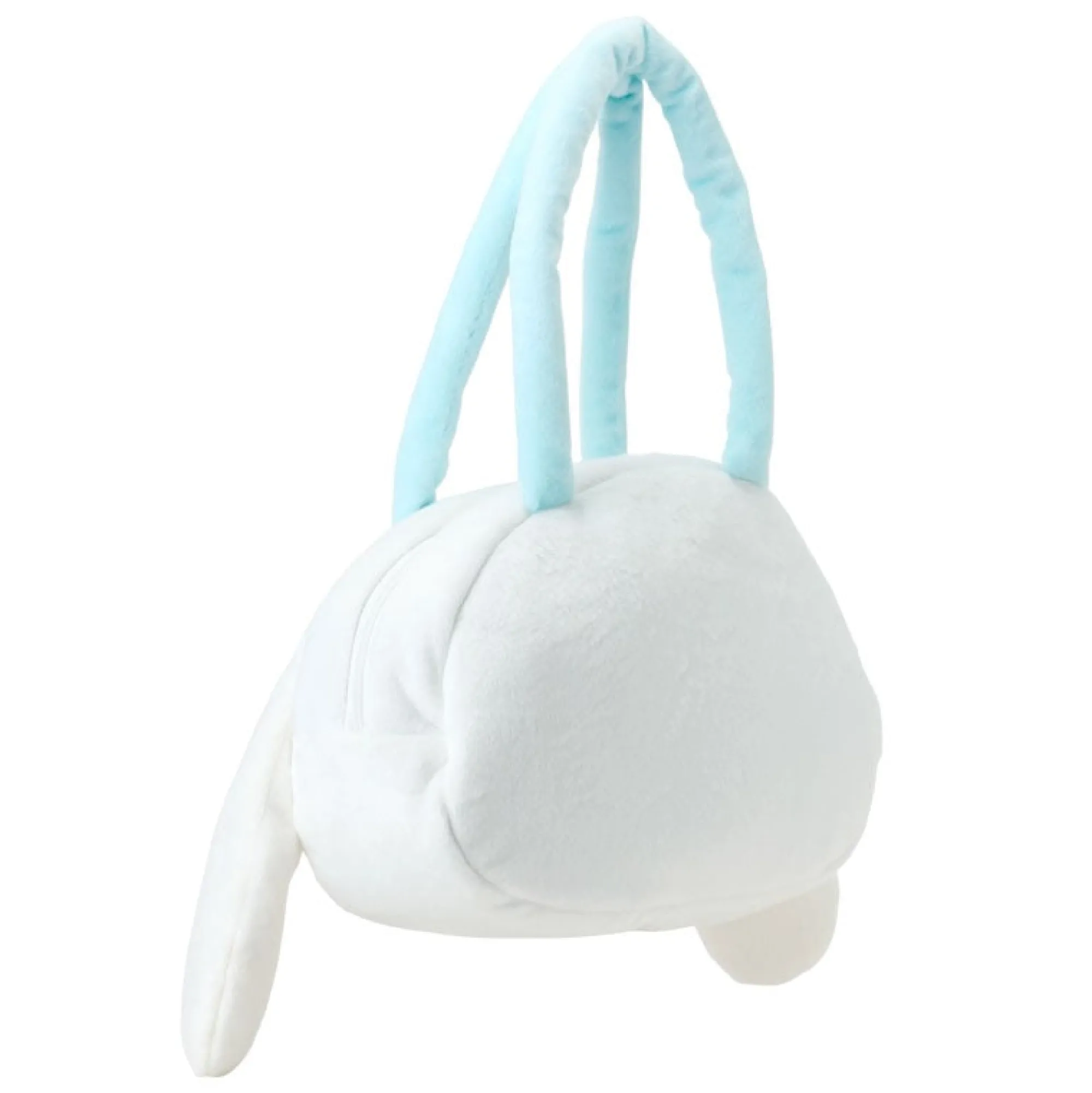 Japan Original Cinnamoroll Plush Face Tote Bag