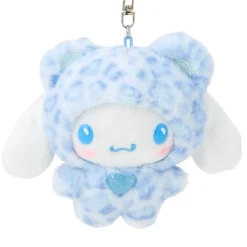 Japan Original Cinnamoroll Plush Mascot Keychain (Leopard Pals Series)