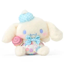 Japan Original Cinnamoroll Plush Mascot Keychain (Retro Pastel Series)