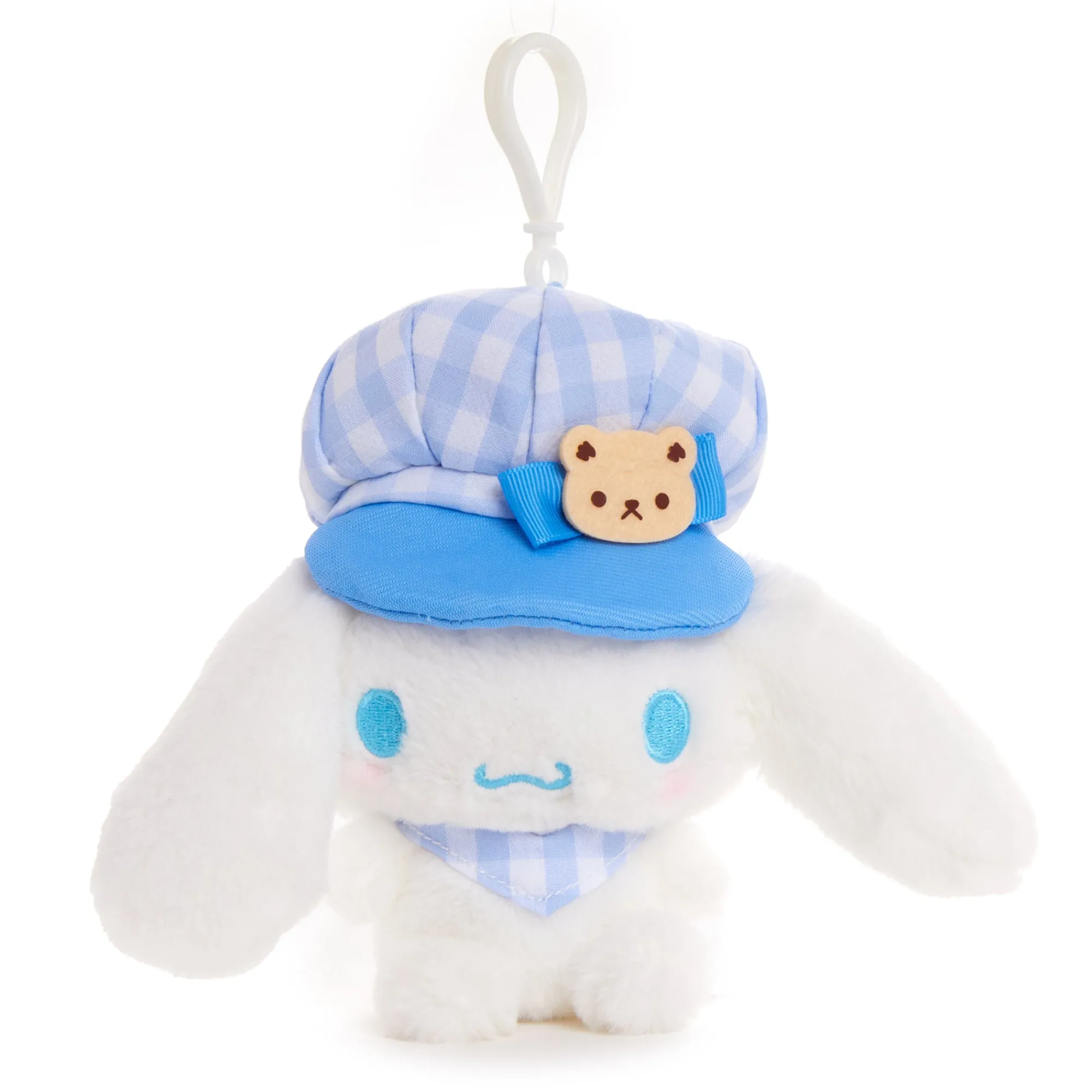 NAKAJIMA CORPORATION Cinnamoroll Plush Mascot Clip (Gingham Cap Series)