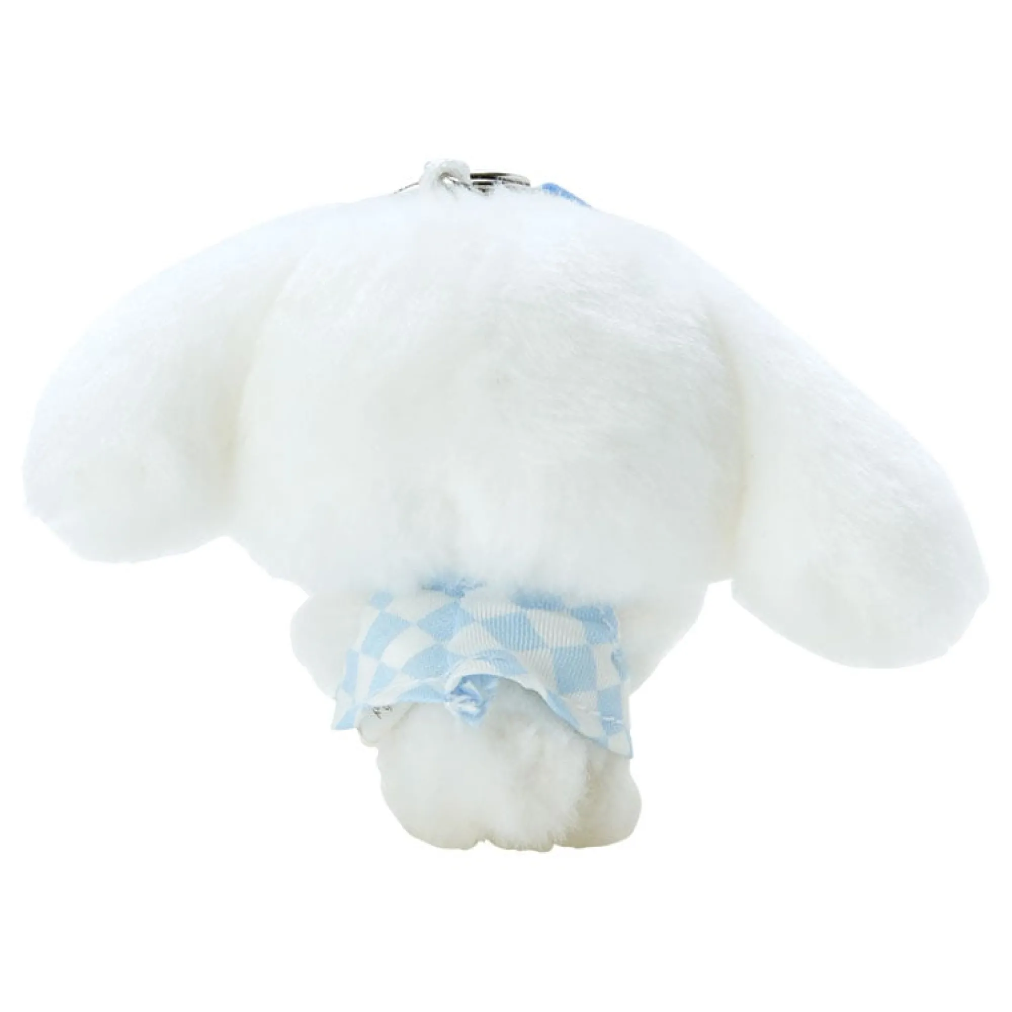 Japan Original Cinnamoroll Plush Mascot Keychain (Pastel Check Series)