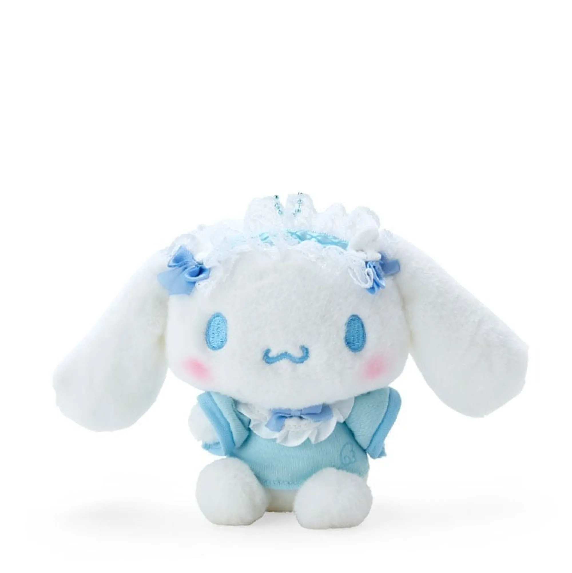 Japan Original Cinnamoroll Plush Mascot Keychain (Sky Blue Series)