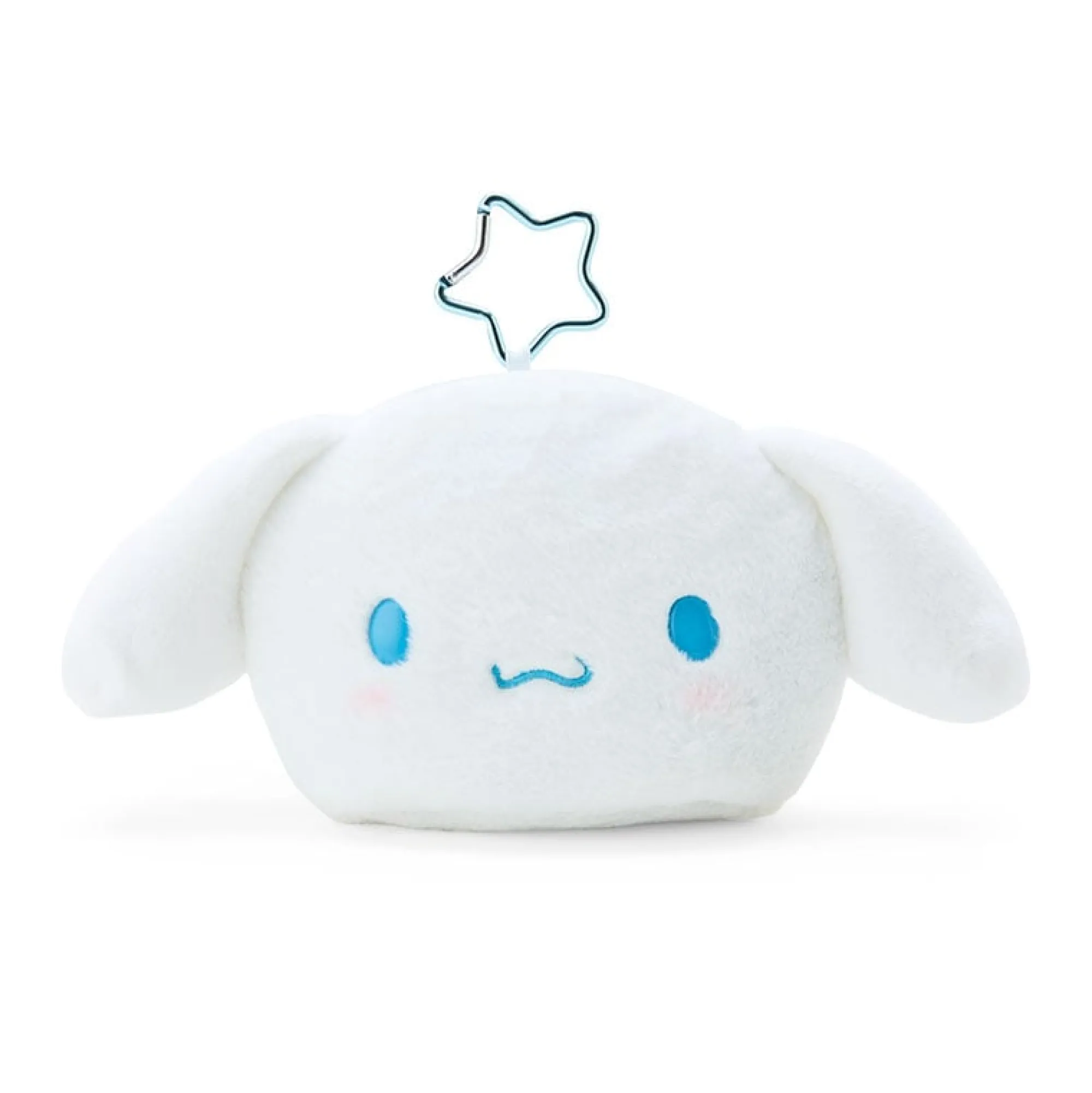 Japan Original Cinnamoroll Plush Mini Face Pouch
