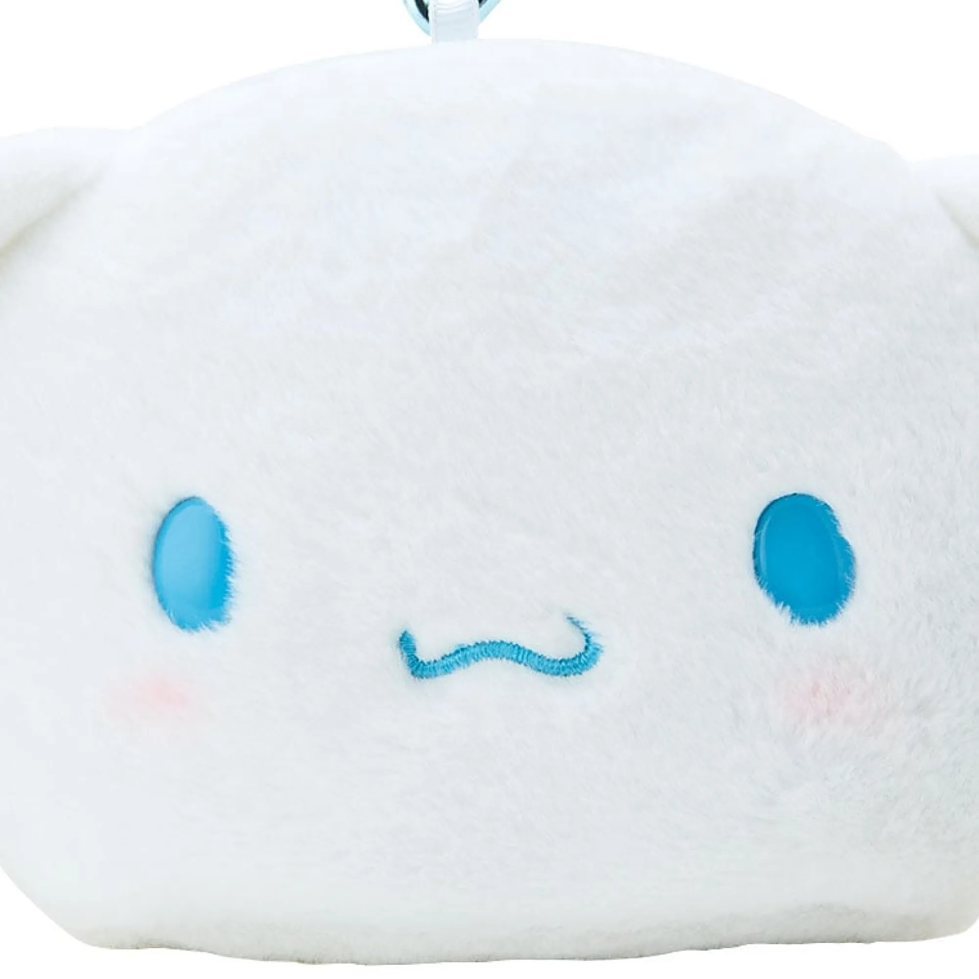 Japan Original Cinnamoroll Plush Mini Face Pouch