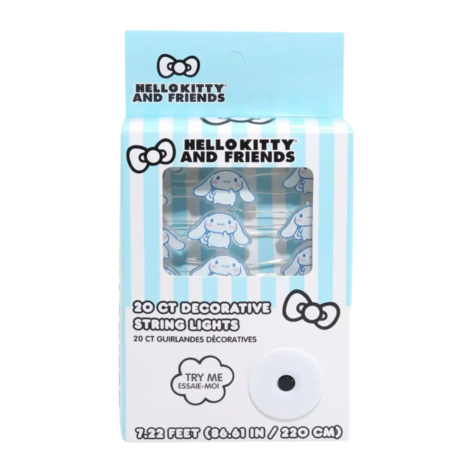 Silver Buffalo Cinnamoroll Pose 20ct LED String Lights