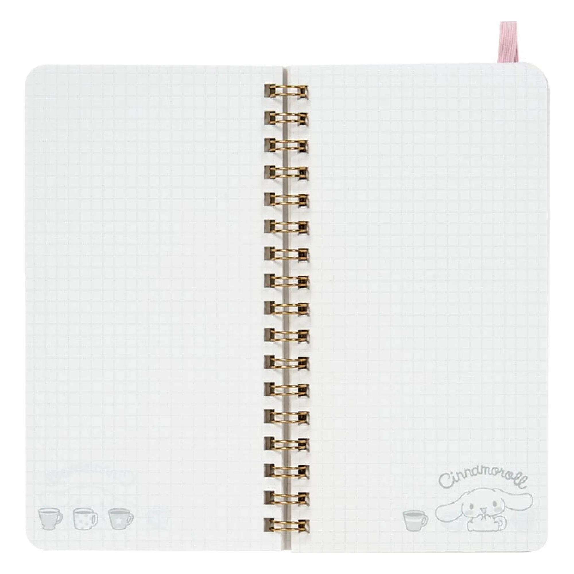 Japan Original Cinnamoroll Slim Spiral Notebook (Elastic Closure)