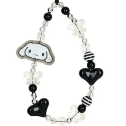 Japan Original Cinnamoroll Smartphone Charm Set (Silver Houndstooth Series)