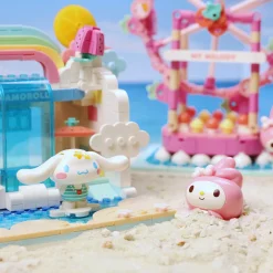 Hamee.com - Hamee US Cinnamoroll Summer Wunderland Theme Park Building Blocks (Wave Pool Café)