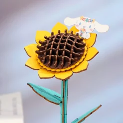 HANDS CRAFT Cinnamoroll Sunflower 3D Wooden Puzzle