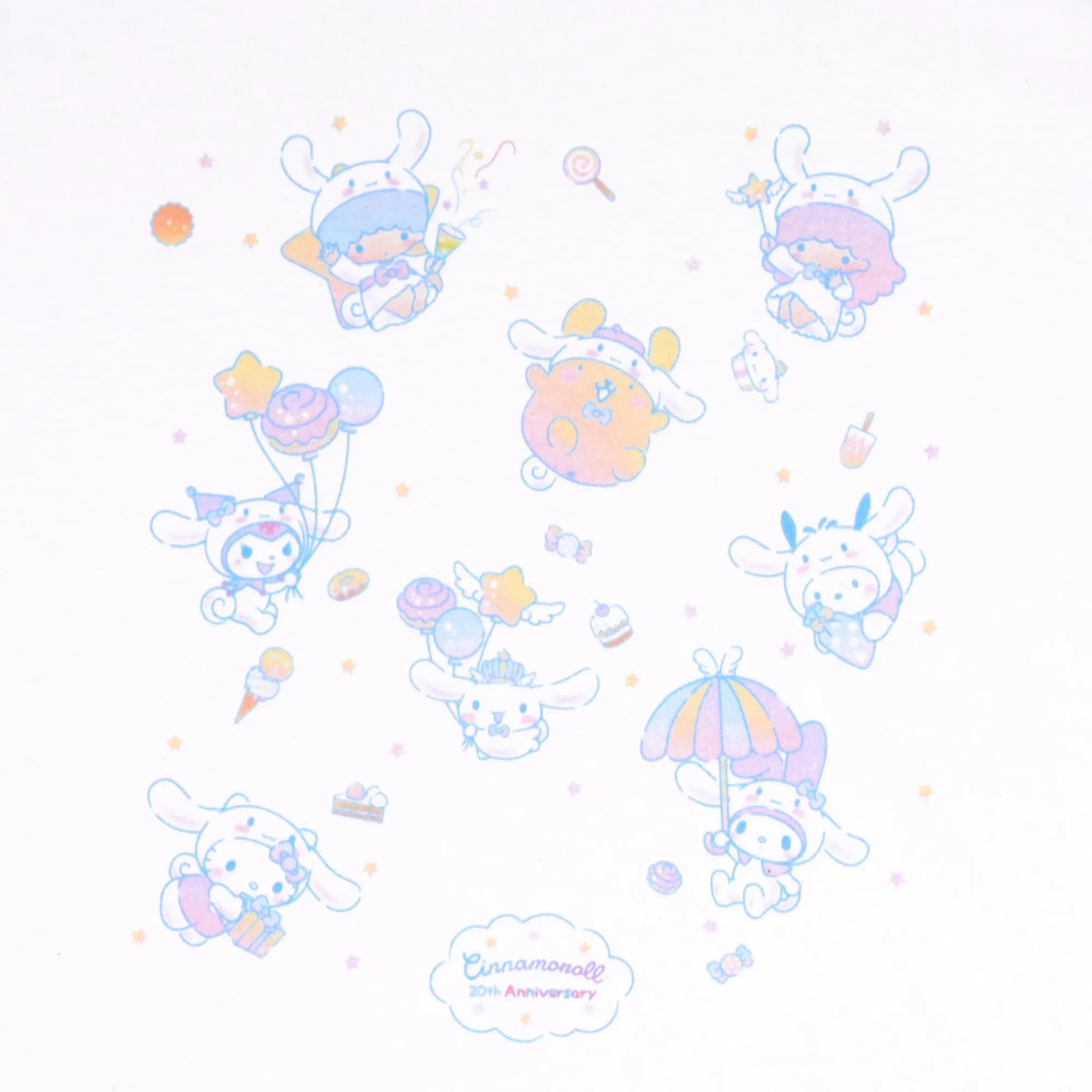 Printful Cinnamoroll 20th Anniversary T-Shirt