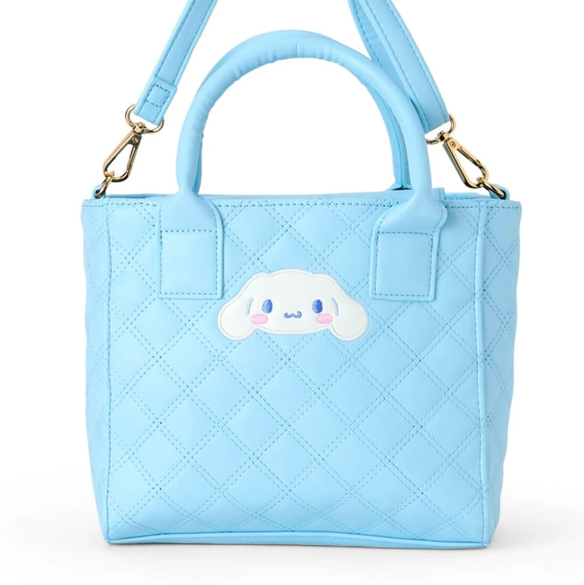 Japan Original Cinnamoroll 2-Way Mini Quilted Tote Bag