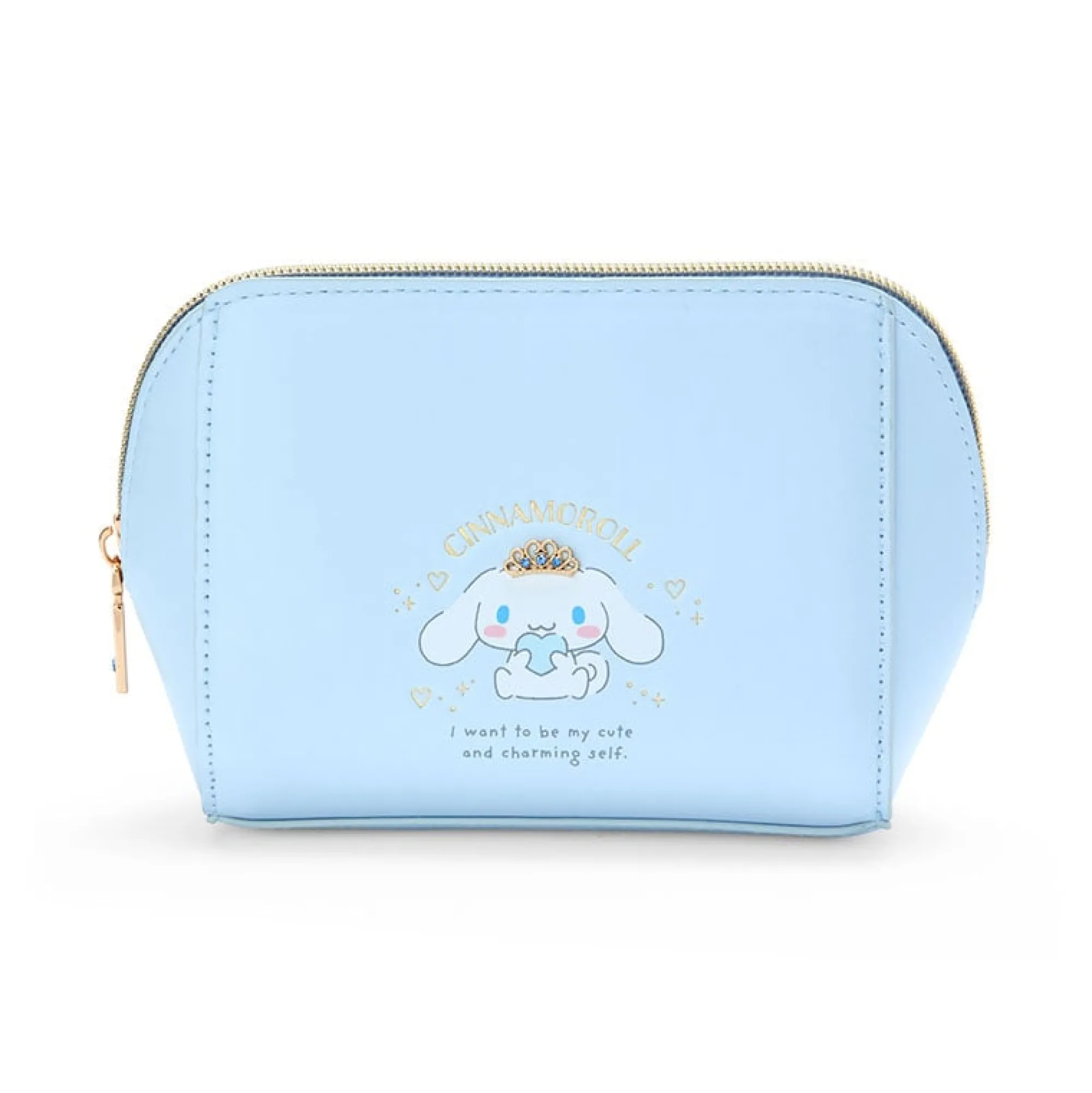 Japan Original Cinnamoroll Zipper Pouch (Dainty Tiara Series)