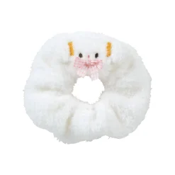 Japan Original Cogimyun Cozy Plush Scrunchie (Gingham Bow)