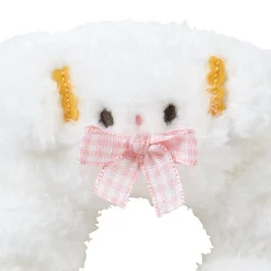 Japan Original Cogimyun Cozy Plush Scrunchie (Gingham Bow)