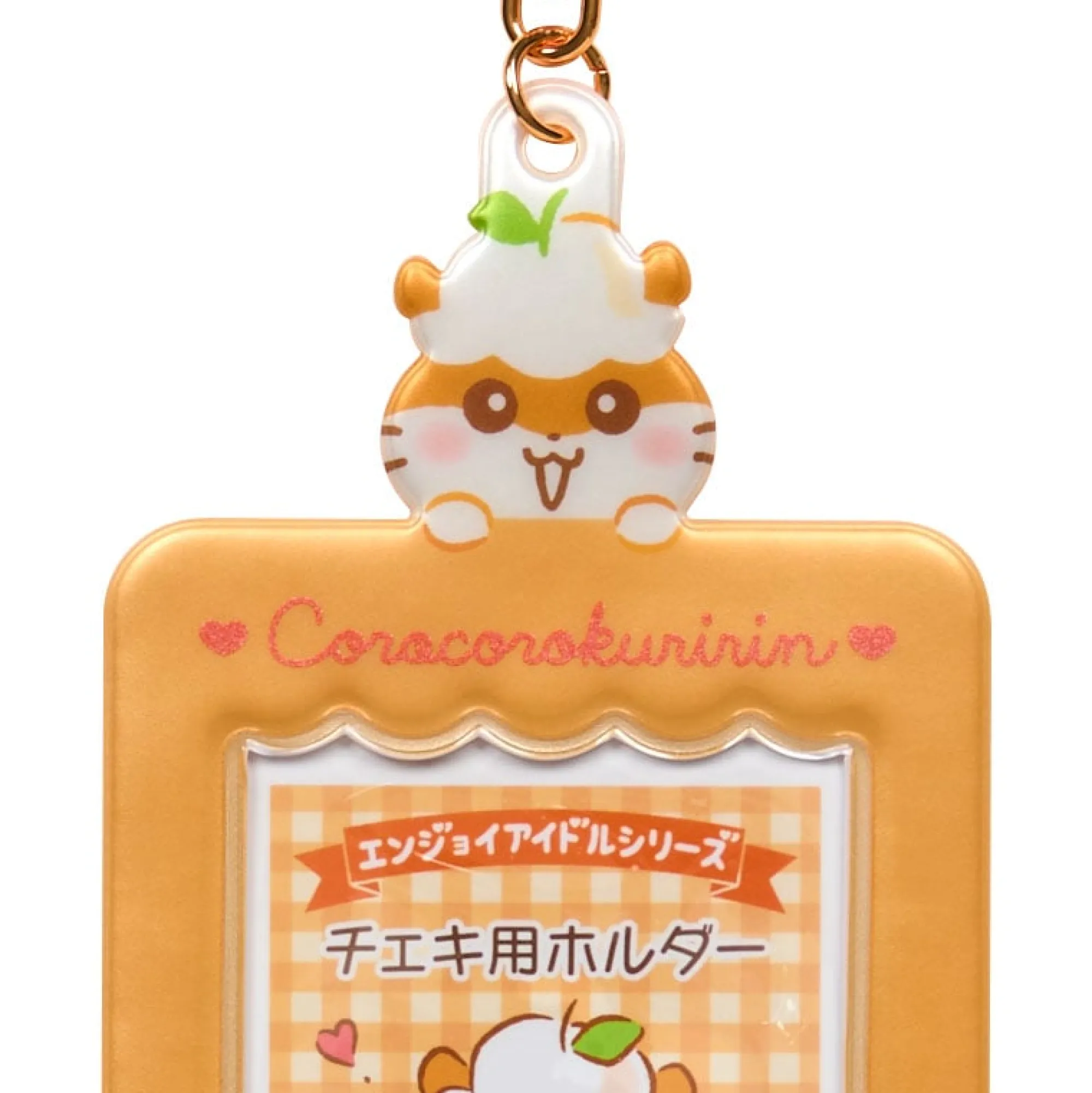 Japan Original Corocorokuririn Mascot Photo Holder Charm