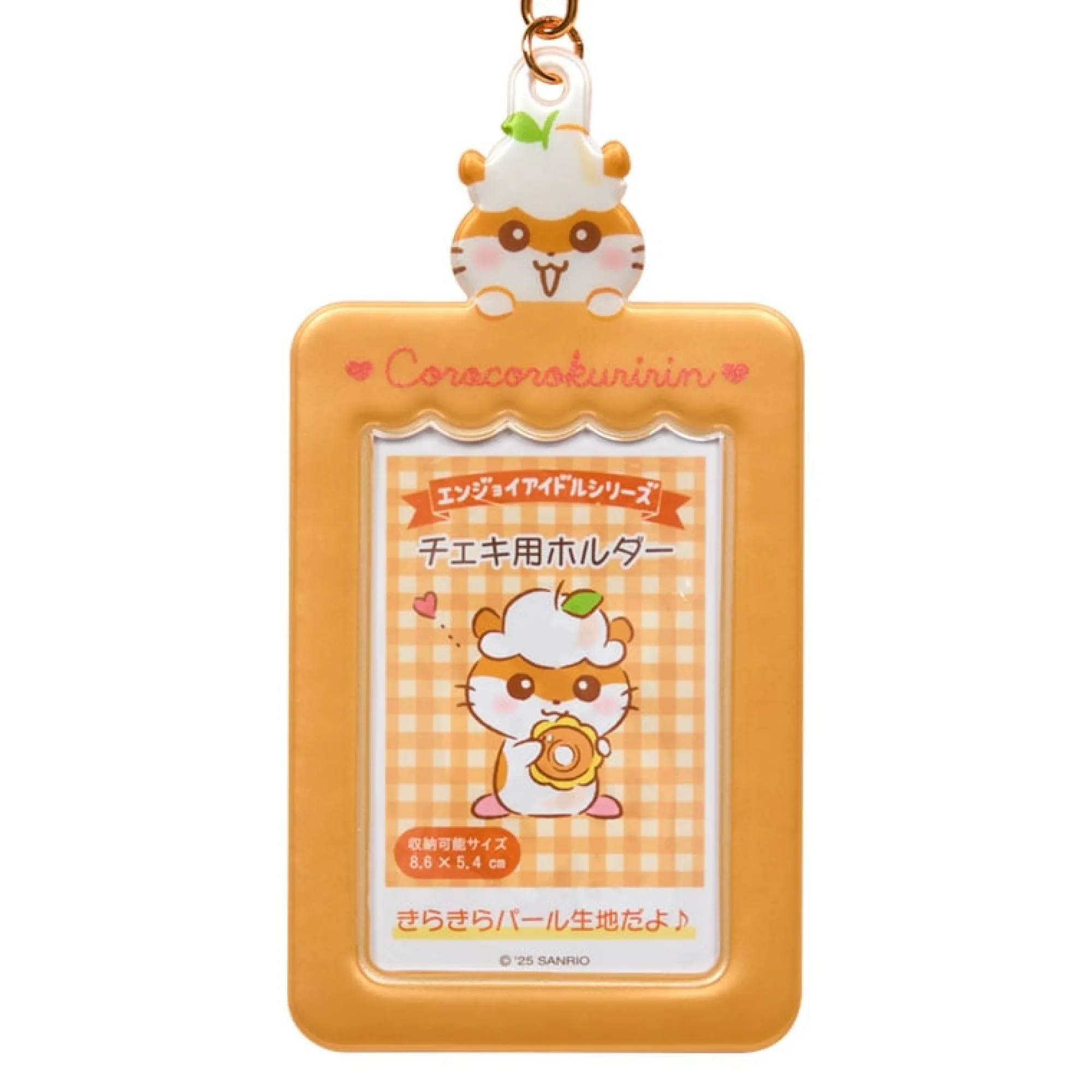 Japan Original Corocorokuririn Mascot Photo Holder Charm