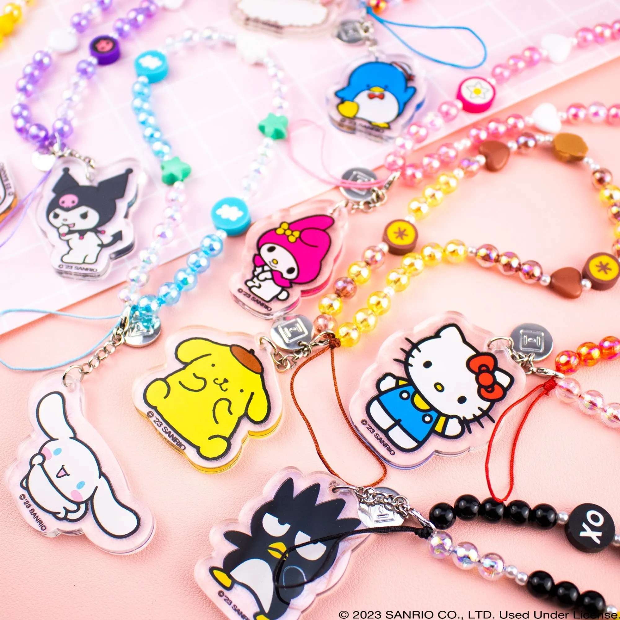 Hamee.com - Hamee US Gudetama Beaded Charm Mobile Phone Wrist Strap