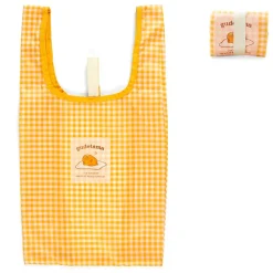 Japan Original Gudetama Gingham Reusable Tote Bag